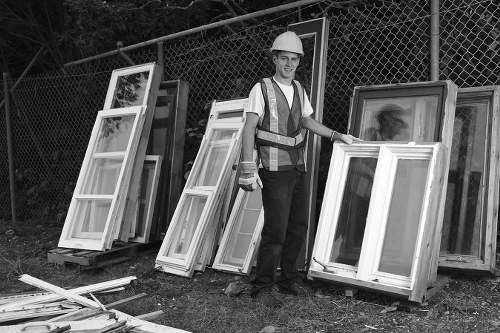 Professional garage clearance team at work in South West London