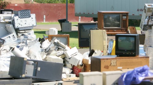 Residents of South West London sorting their household waste